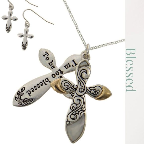 Blessed Filigree Necklace Set - Picture 1 of 1